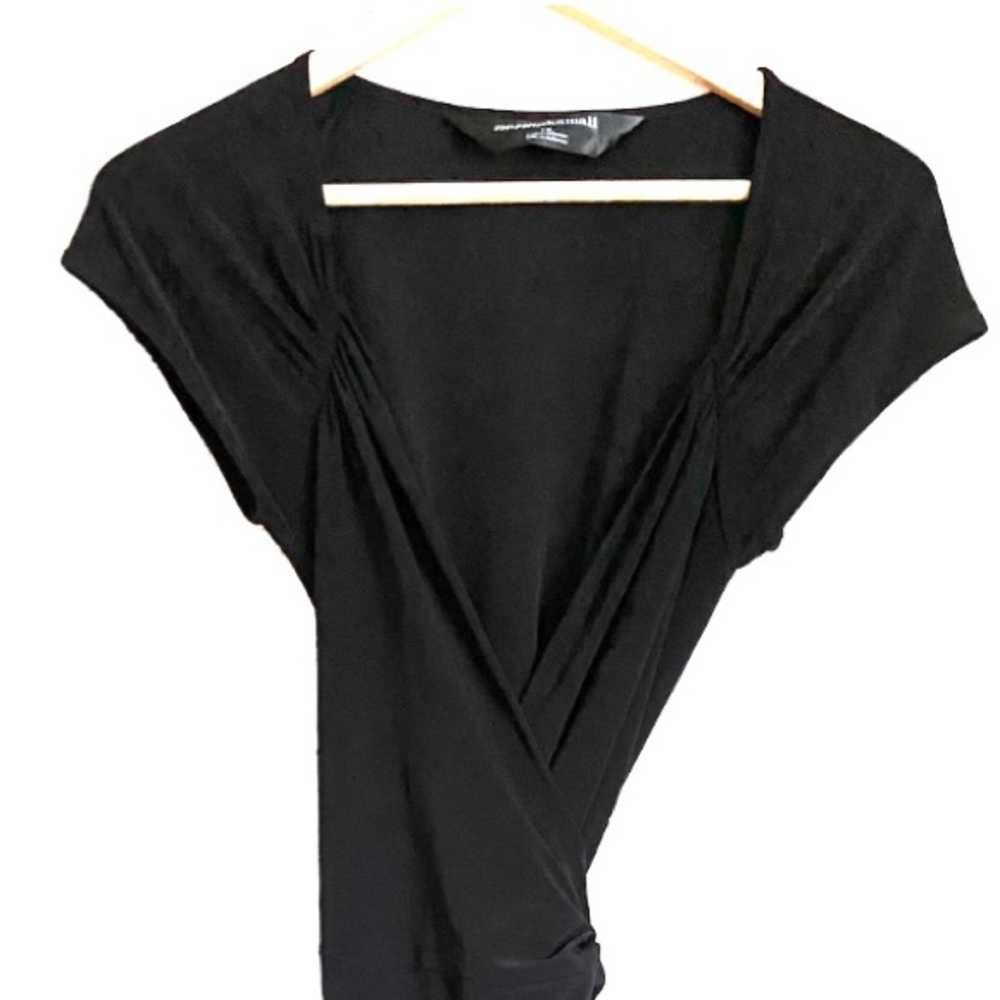 Norma Kamali Vintage Sweetheart Neck Wrap Dress